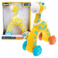 Riedanti žirafa Chicco PUSH&GO, lavinanti ropojimą