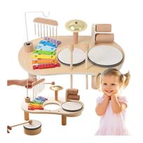 Medinis edukacinis muzikinis sensorinis stalas vaikams