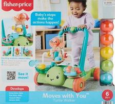 Vaikiškas stumdukas Fisher-Price ACTIVATING TURTLE 2-in-1