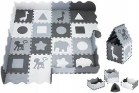 Žaidimų kilimėlis Moby System, 150x150 cm, 16 dalių, 1 cm storio