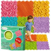 Ortopedinis kojų masažo kilimėlis vaikams Sensory Path Puzzle 6EL