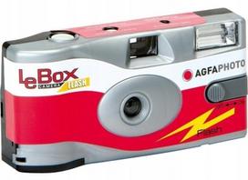 Vienkartinis fotoaparatas AgfaPhoto LEBOX, 27 nuotraukų
