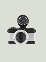 Analoginė kamera Lomography Fisheye Baby 110, juoda (Metal Black)
