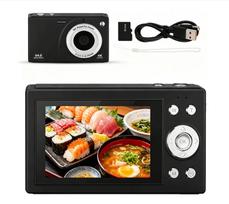 Skaitmeninis fotoaparatas 64 MP, 4K, 18x priartinimas, automatinis fokusavimas, 2.8" IPS ekranas, 64GB kortelė