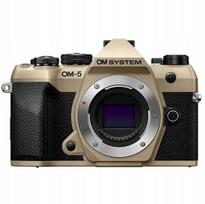 Fotoaparatas OLYMPUS OM SYSTEM OM-5 Mark II korpusas, smėlio spalvos + BLS-50 baterija