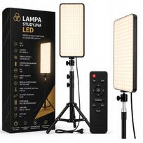 Studijos LED panelinė lempa 40x28 cm, 42W, su pulteliu, stovas 200 cm