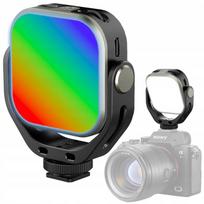 LED lempa ULANZI VL66 RGB telefonui ir kamerai, sukinėjama