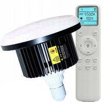 LED fotografavimo lempa E27 100W 5500K su nuotoliniu valdymu ir reguliuojamu softboksu