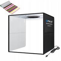 Fotostudijos palapinė Puluz PU5041B, 40x40 cm, LED 6500K, CRI 90