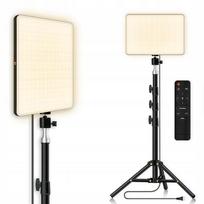 LED studijos apšvietimo lempa 80W su nuotoliniu valdymu ir reguliuojamu stovu