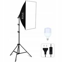 Studijos lempa PULUZ su softbox 50x70 cm ir LED lempute