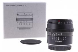 Fotoaparato objektyvas TTArtisan 50mm F1.2 Canon EF-M, juodas
