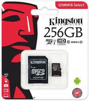 Atminties kortelė KINGSTON 256GB microSD, Class 10, su SD adapteriu