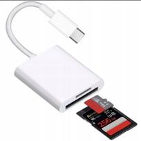Atminties kortelių skaitytuvas GEARZ, USB-C, SD, microSD/TF, kompiuteriams ir telefonams