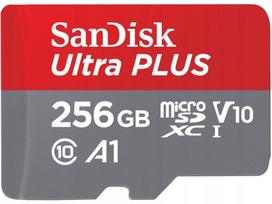 Atminties kortelė SANDISK Ultra Plus microSDXC 256GB su adapteriu