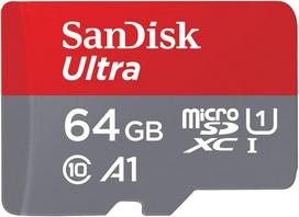 Atminties kortelė SanDisk SDSQUAB-064G-GN6IA, 64GB, microSDXC, 140MB/s
