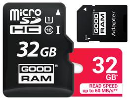 Atminties kortelė GOODRAM microSD 32GB Class 10 UHS