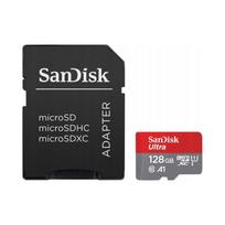 Atminties kortelė SanDisk Ultra microSDXC 128GB, iki 140MB/s, netinka fotoaparatams
