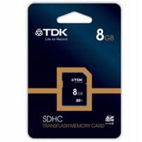 Atminties kortelė SD 8GB Class 4 TDK