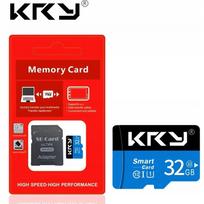 Atminties kortelė KRY Micro SD/TF U1 32GB mėlyna + adapteris