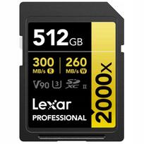 Atminties kortelė Lexar SDXC Pro 2000X UHS-II V90 512GB
