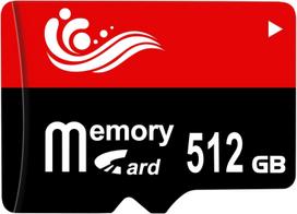 microSD atminties kortelė Locpof 512GB, atspari vandeniui, tinka kompiuteriams, kameroms, telefonams