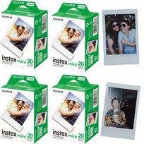 Instax MINI fotopopieriaus kasetės Fujifilm Instax 8, 9, 11, 12, 80 nuotraukų
