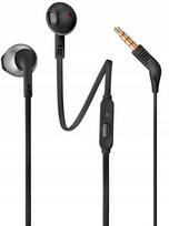 Ausinės JBL T205 su mikrofonu, juodos