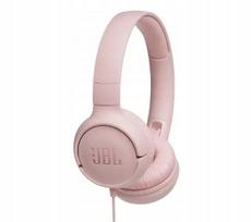Laidinės ausinės JBL TUNE 500 su mikrofonu, rožinės