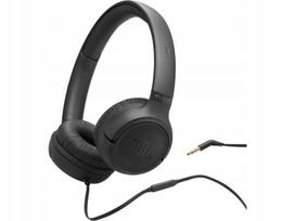 Ausinės JBL Tune 530, juodos, ant ausų