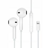 Laidinės ausinės su mikrofonu Jellico EP2A, Lightning, 1,2 m, baltos