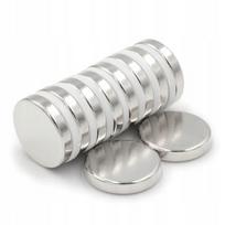 Neodimio cilindriniai magnetai HUNTER 15x3 mm, 10 vnt.