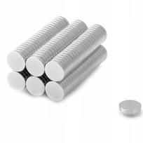 Neodimio cilindriniai magnetai MW 10x2, 100 vnt. rinkinys
