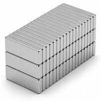 Neodimio magnetai, 50 vnt., stačiakampiai, 10x5x1 mm, N42