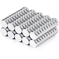 Neodimio cilindriniai magnetai 5x2 mm, 100 vnt.