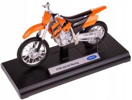 Metalinis-plastikinis KTM 450 SX Racing motociklo modelis Welly 1:18