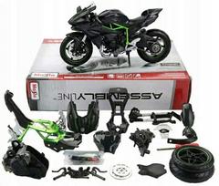 Surenkamas motociklo modelis Kawasaki Ninja H2R Maisto, 1:12