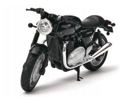 Metalinis motociklo modelis TRIUMPH THRUXTON 1200 WELLY 1:18
