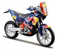 Modelis motociklas Bburago Red Bull KTM 450 Rally Dakar 1:18