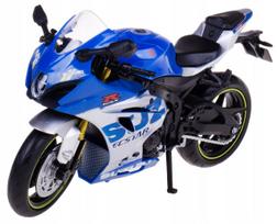 Motociklo modelis SUZUKI GSX-R1000R 1:12, plastikas/metal, mėlynas, 2021