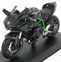 Motociklo modelis Kawasaki Ninja H2R 1:12 su stovu, 2017 m., Maisto