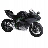 Modelio motociklo miniatiūra HUAYI 1/9 M9-1A Kawasaki H2R, pilka