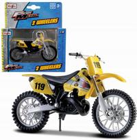Motociklo modelis Suzuki RM250, 1:18, Maisto