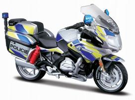 Metalinė BMW R 1200 RT policijos motociklo modelio miniatiūra, 1:18, MAISTO
