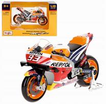Modelinis motociklas HONDA RC213V REPSOL 1:18, MAISTO, nuo 3 m.