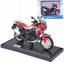 Modelis motociklas HONDA AFRICA TWIN DCT, 1:18, MAISTO, vaikams nuo 3 metų