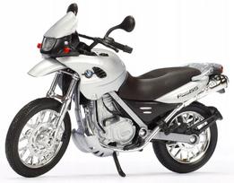 Policinis motociklas Welly BMW F650 GS su stovu