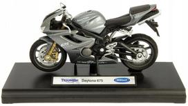 Metalinis motociklo modelis Welly Triumph Daytona 675, 1:18, 12822