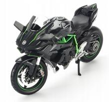Surenkamas motociklo modelis Kawasaki Ninja H2R 1:12, Maisto 39198
