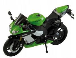 Modelinis motociklas KAWASAKI NINJA ZX-10R Welly 1:18, žalias